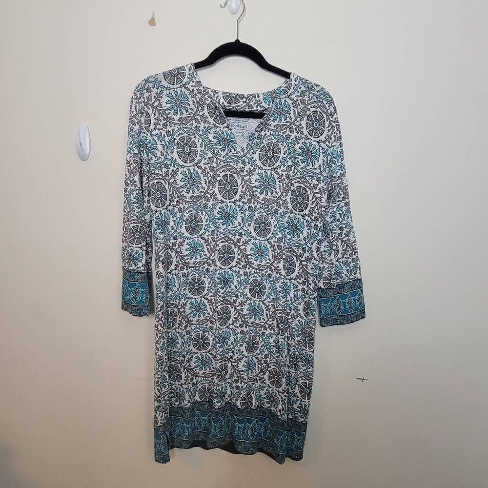 Coolibar Sun Protection Tunic Cotton Dress Small